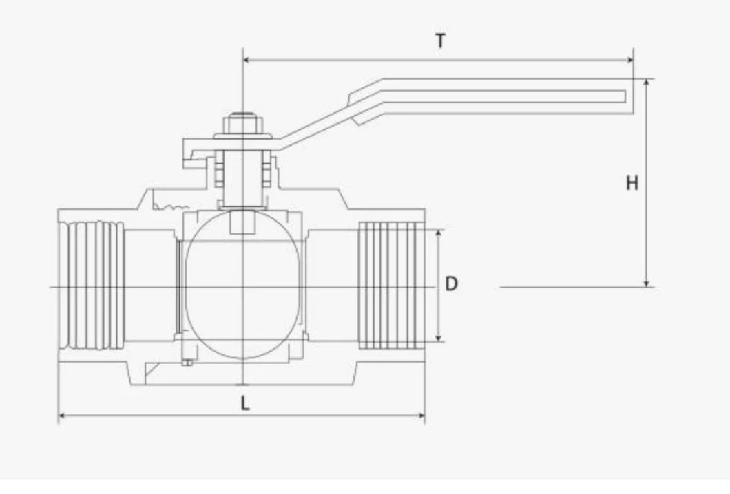 Female Thread Pn16 Bsp Stainless Steel 1PC 2PC 3PC Ball Valve