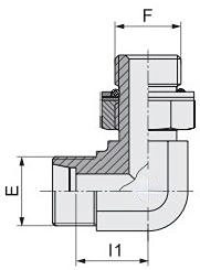 Eaton Hydraulic Stainless / Carbon Steel Bite Type Connector Tube Coupling Compression Fitting DIN2353 1CH9-Og