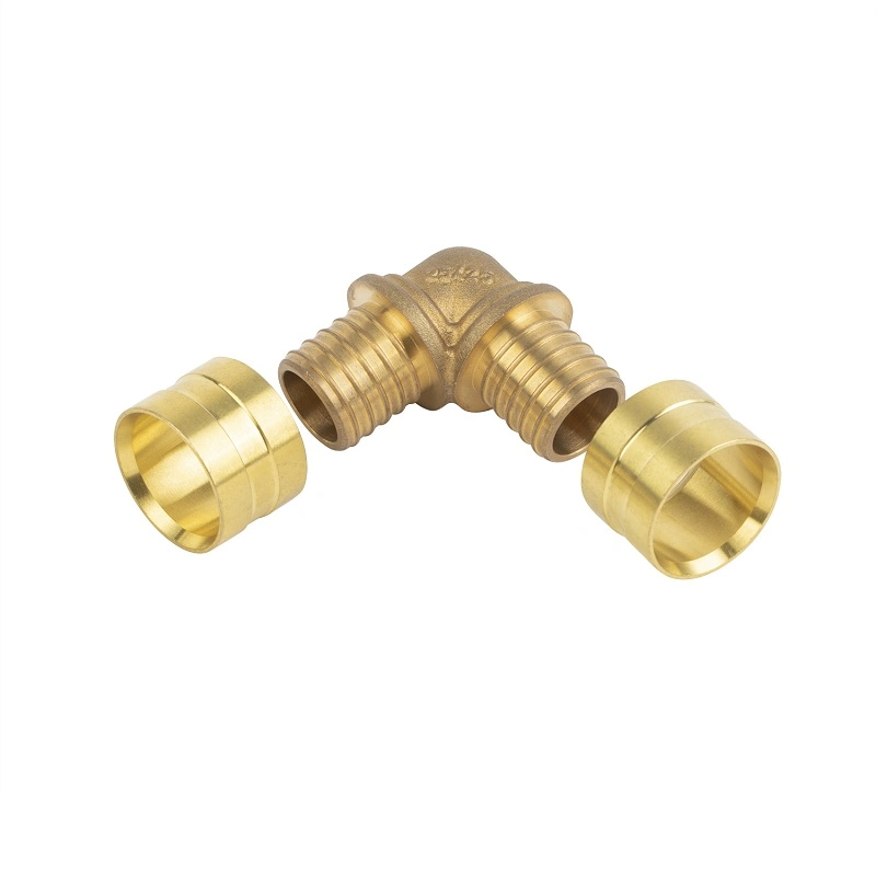 T Shape Brass Press Fitting Copper Reducing Sliding Pipe Fitting