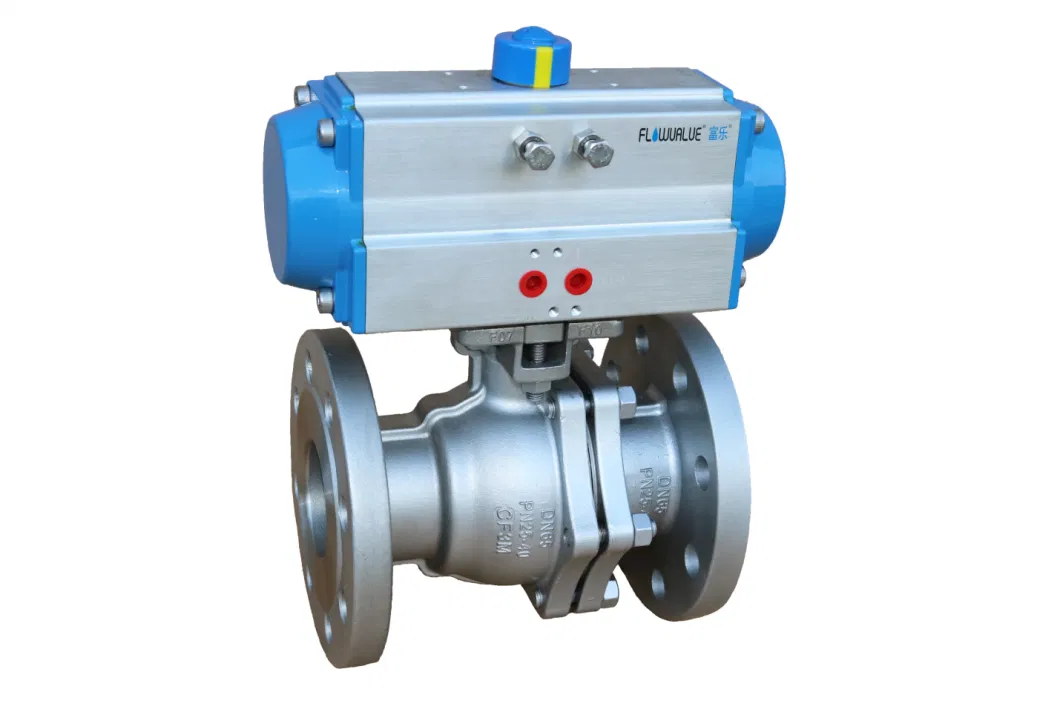 Ball Valve Series Valve Manufacturer Flange Wafer Type Brass Stainless Steel Material Pneumatic Electric Actuator Ball Valve