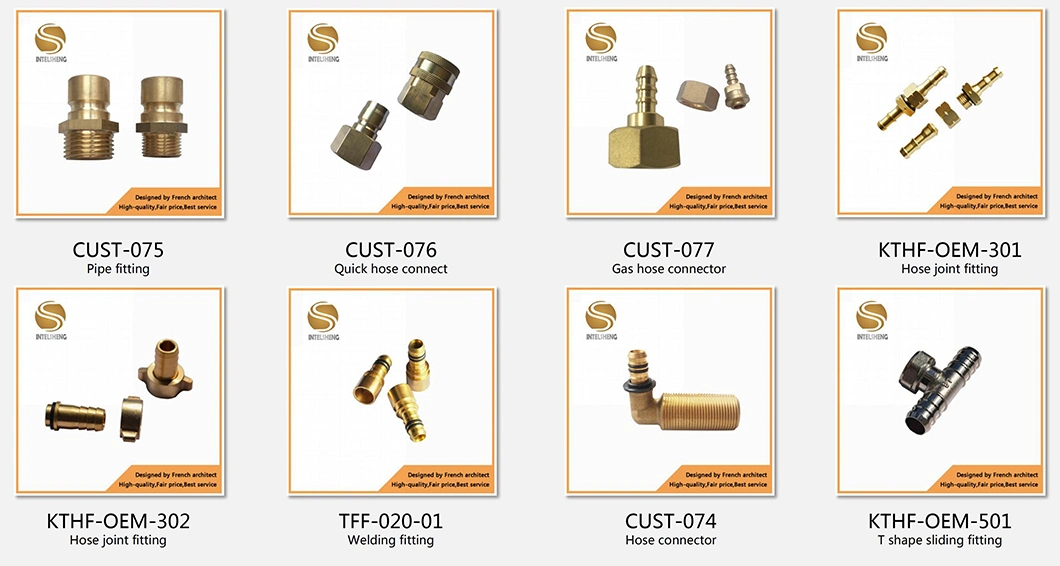 China Manufactory Brass Ferrule Hose Concrete Pump Water Fitting