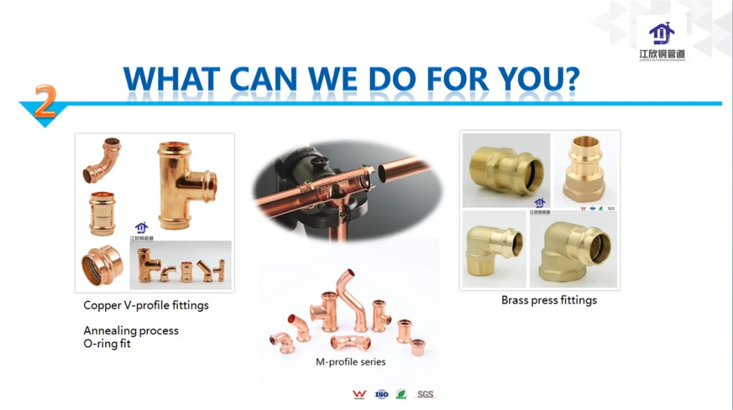 Copper V-Profile Press Slip Coupling Plumbing Watermark Approved Fittings