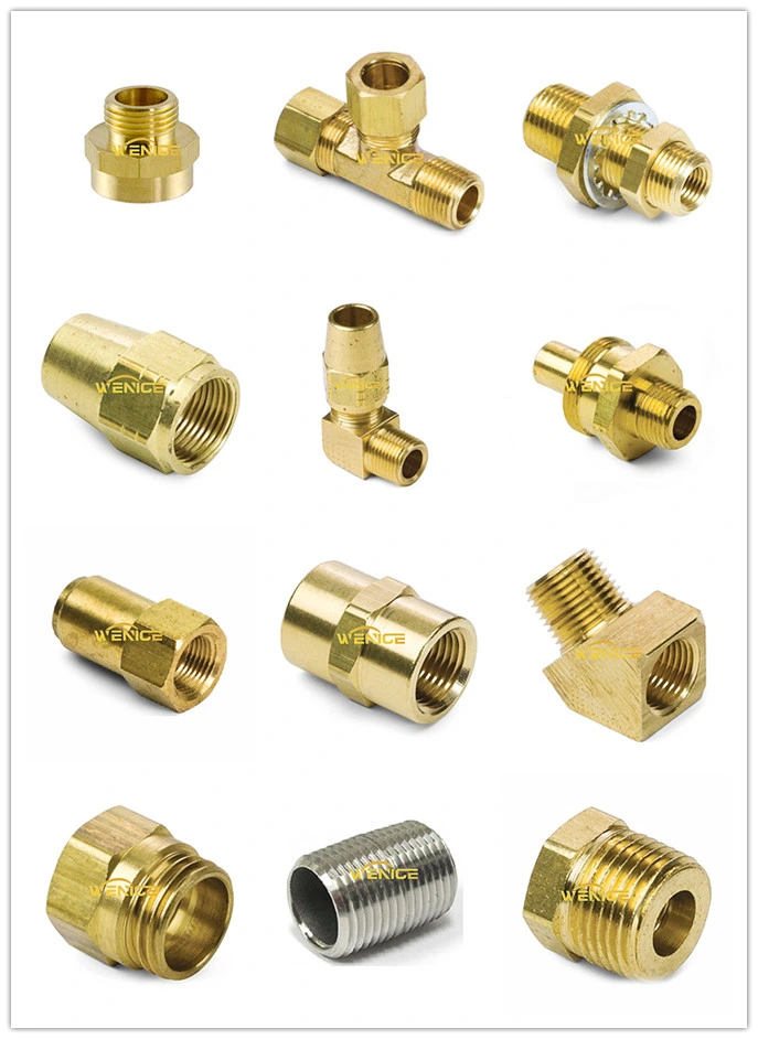 Brass Compression Tube Nut for Brass Compression Fittings