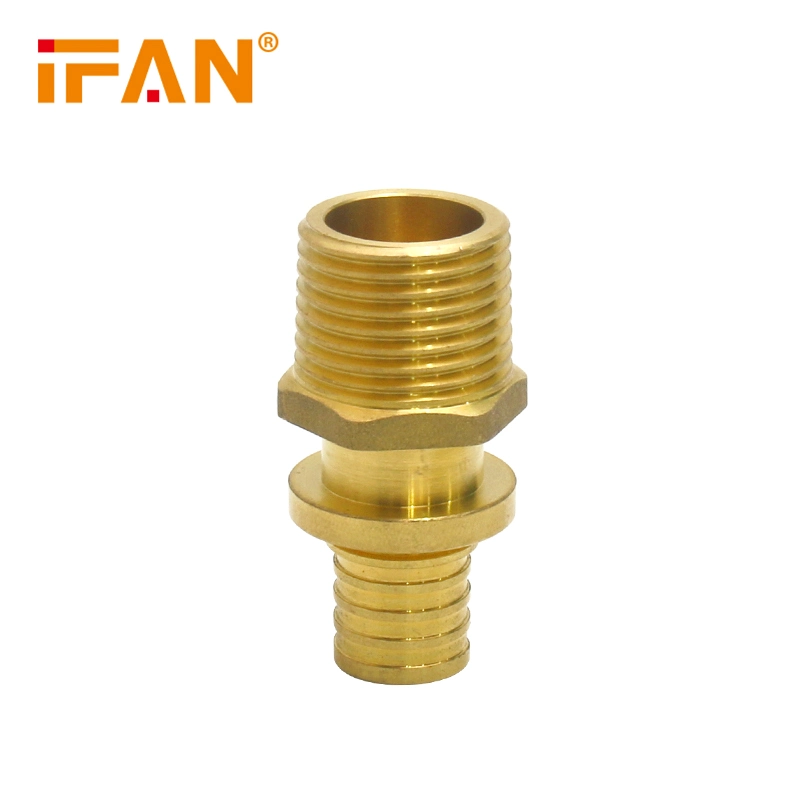 Ifan Wholesale Pipe Fitting Sliding Fitting Brass Fitting Pex Brass Coupling for Pipe Line Connect