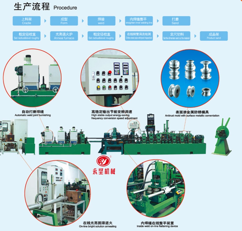 Stainless Steel Automatic Press on The Round Polishing Machine