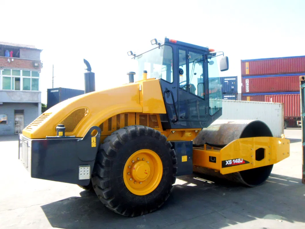 High Quality Road Roller Single Drum Walking Behind 12t Vibratory Road Roller Xs123h