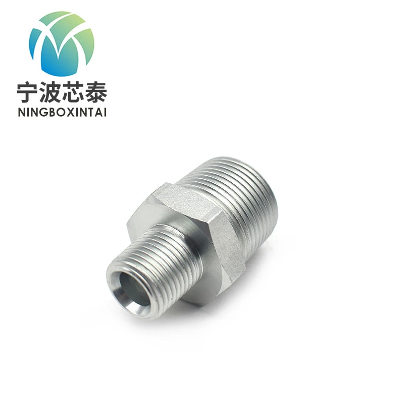 Gas Malleable Iron Pipe Fitting Hexagon Nipple Pressure Washer Adapter 3/8 to M22 Stainless Steel Fitting