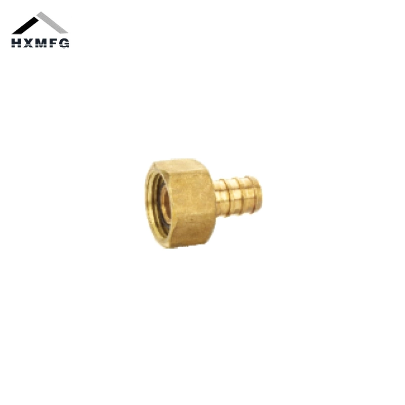 Brass Swivel Adaptor Fixed Nut Female Pex Coupling Straight Fitting