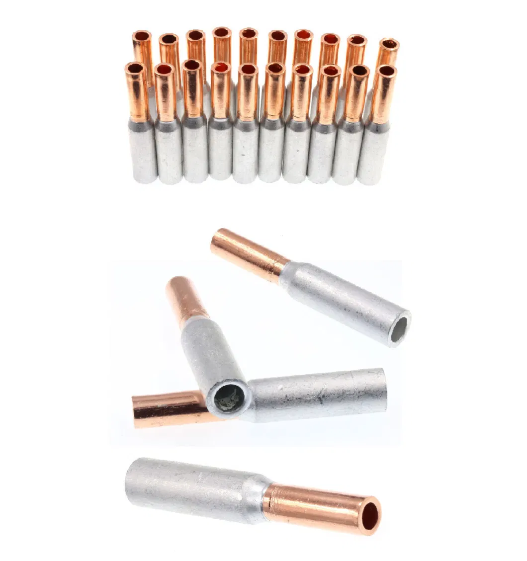 Bimetal Terminals Copper Crimping Cable Lugs Aluminium Connecting Tubes