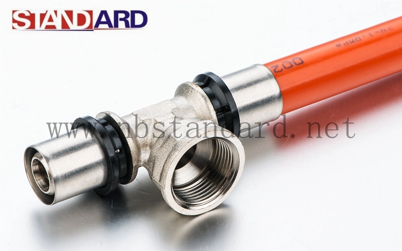 Brass Press Male Straight Fittings Th Type for Pex/Pex-Al-Pex Pipes