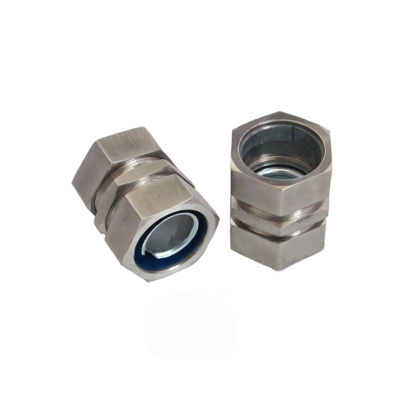 Stainless Steel Liquid Tight Flexible Conduit to EMT Pipe Compression Coupling