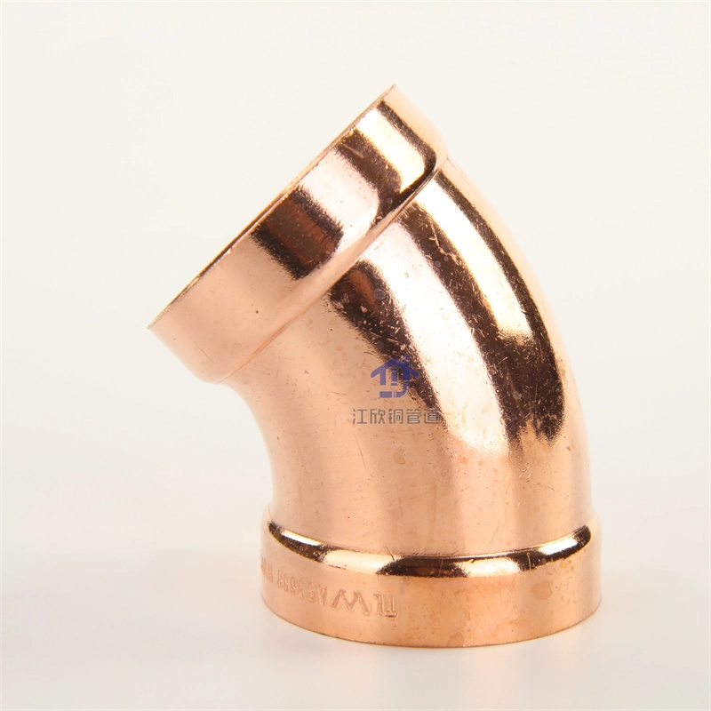 Well-Made Copper V-Press 90 Degree Elbow Coupling for Plumbing Equipments