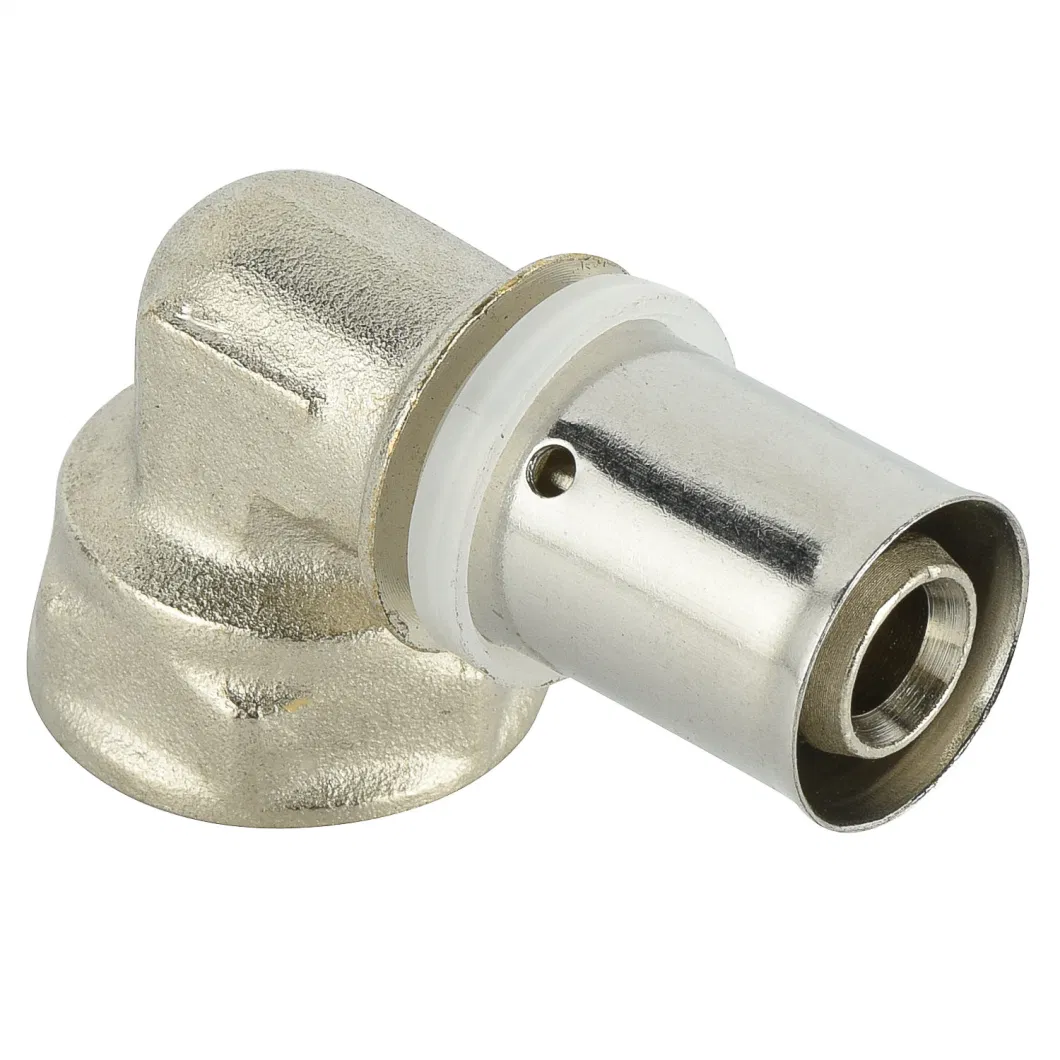 Brass Pex Pipe Fittings with Ss Sleeves Press Fittings