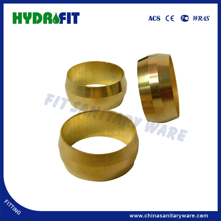 American Market Lead-Free Push-Fit Fitting Brass Compression Sleeves (AMK10121)