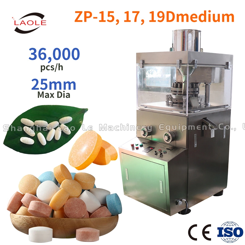 Zp-15/17/19d Pharmaceutical Machinery Rotary Tablet Press of Pills Assembly Line