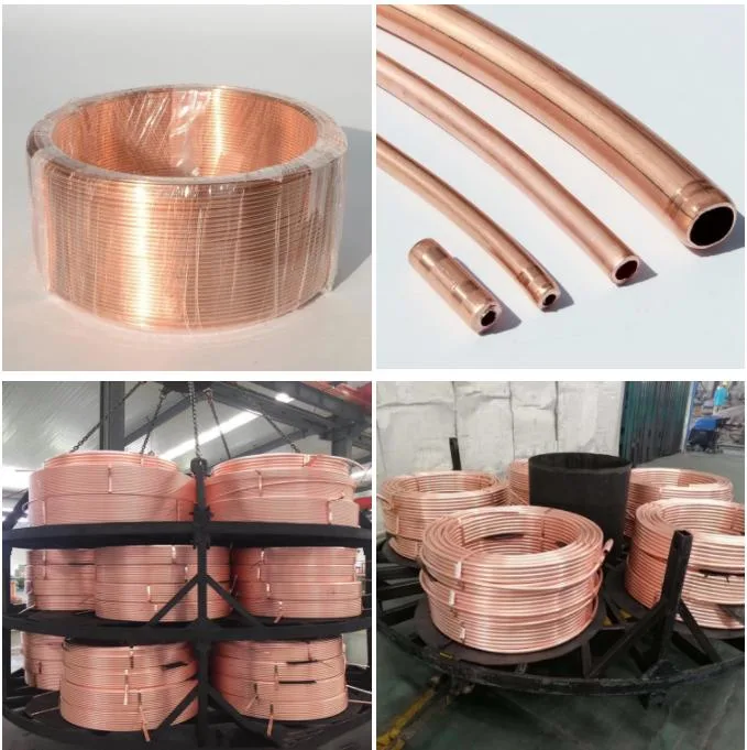 Customized Size Air Conditioner Parts Copper Tube/ Air Conditioner Copper Pipe