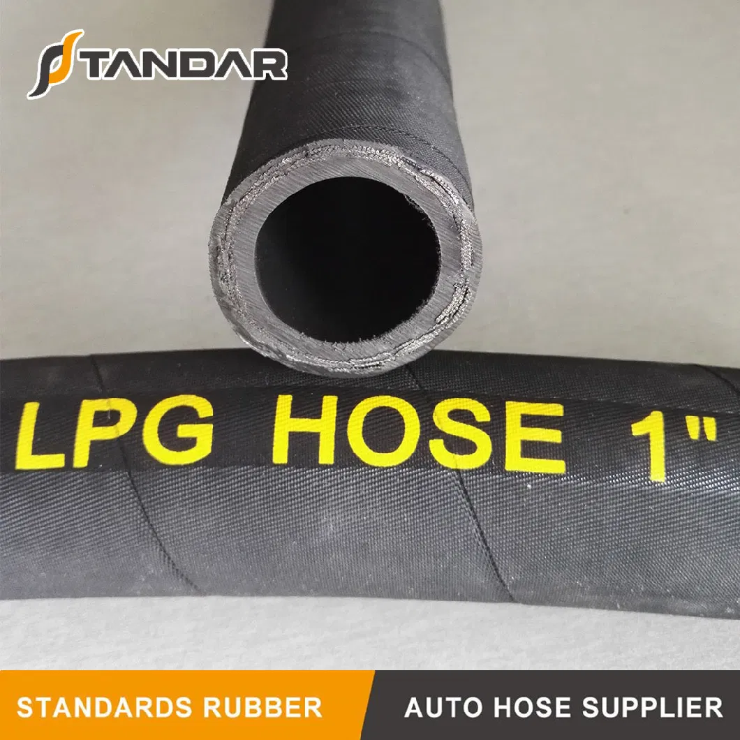 High Pressure Flexible Rubber Propane Liquefied Petroleum Gas LPG Hoses and Fittings