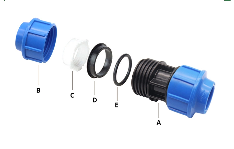 20-110mm China Factories Professional Manufacturer Excellent Supplier HDPE Pipe Coupling Drip Irrigation Fitting