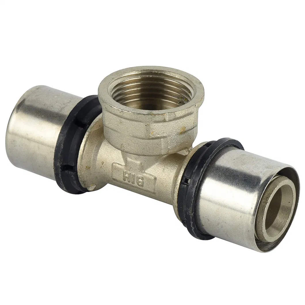 Pex Compressor Press Brass Pipe Fittings Th Type