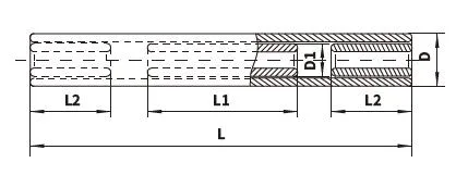 Splicing Sleeves for as. Stranded Wire (Hydraulic compression type)