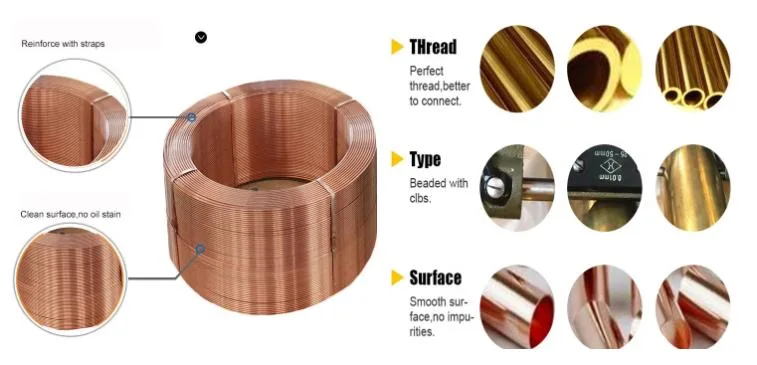 Whole Sale C11000 Customized Copper Tube Copper Pipe