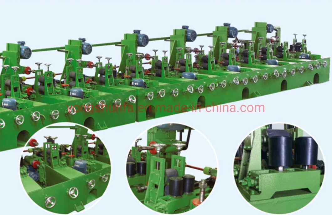 Professional Automatic Press Down on The Round Tube Polishing Machine