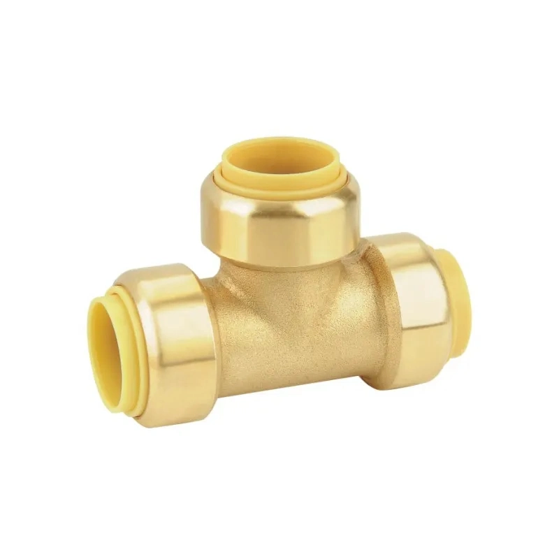 Brass Compression Male Tee Fitting Connector for Copper Pipe