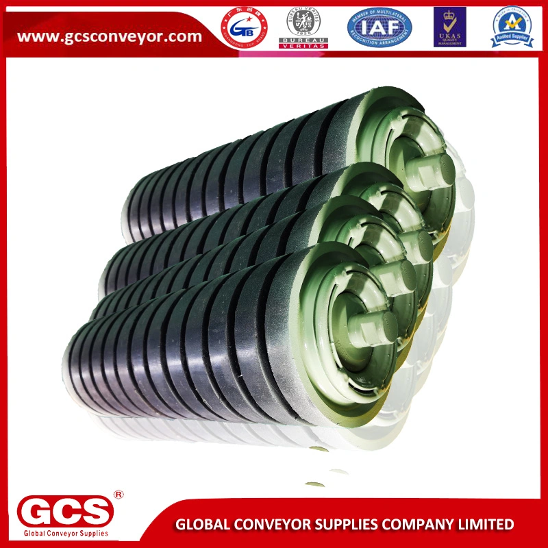 Conveyor Roller Wrapped Natural Rubber Pipe Diameter 89mm-219mm