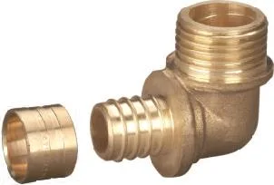 Factory Price Brass Fitting Male Threaded Connector Elbow Cross Pex Fitting Cw617n