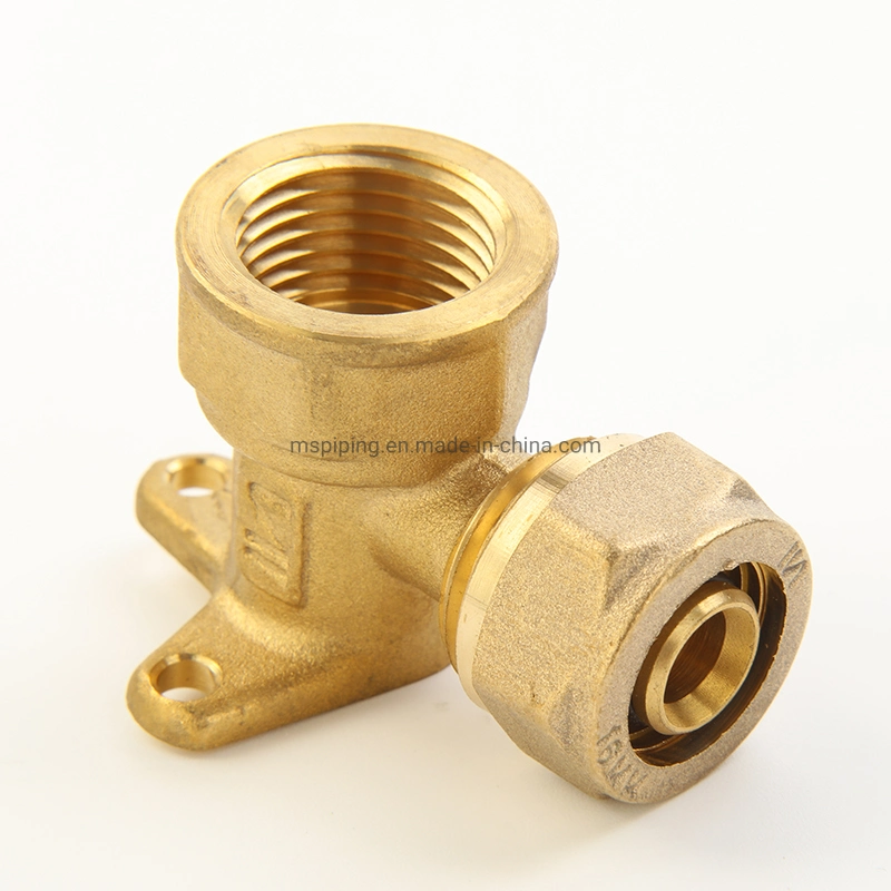 Compression Copper Connector/Brass Fittings/Plumbing Fitting/Copper Fitting/Water Fitting/Coupling with CE/Acs/Skz/Aenor Without Nickel Plated