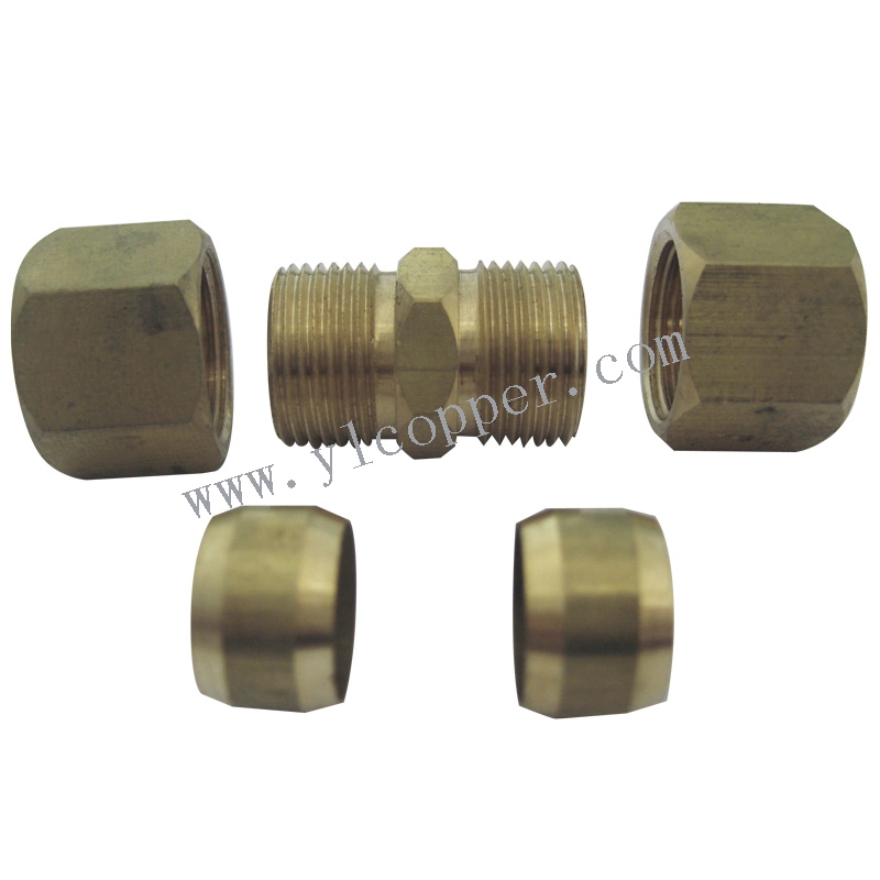 Ca 360 Brass Compression Union Tubing Female Connector Fitting