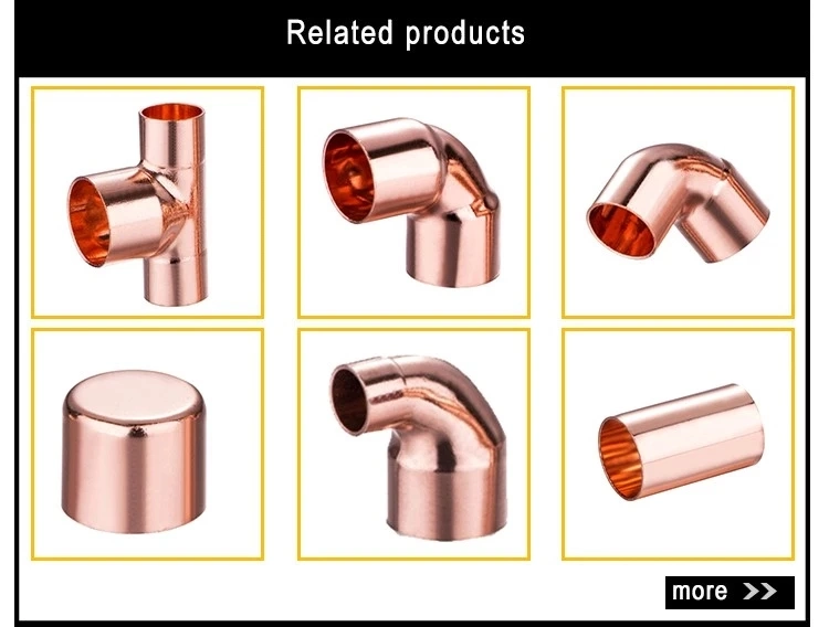 Refrigeration Copper Elbow Press Connector Plumbing Copper Fitting