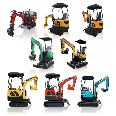 Wholesale Micro Compact Mini Excavator 1 Ton Micro Digger Bagger Small Crawler Excavator