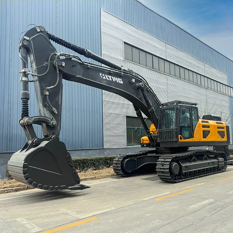 2024 Ltmg 60ton Heavy Duty Crawler Material Handler Excavator with Wood and Timber Grab