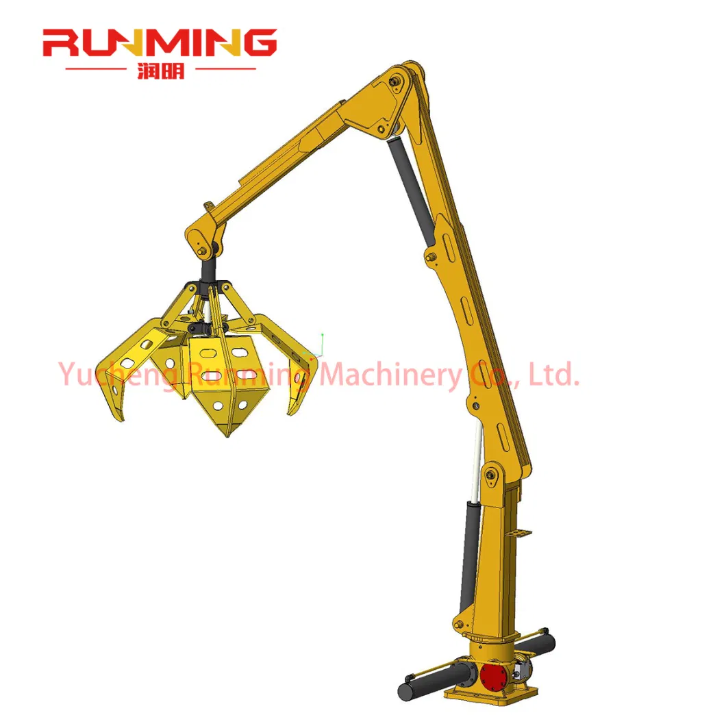 China Manufacturer--Hydraulic Palm Fruit Grabber Crane in Other Farm Machinery