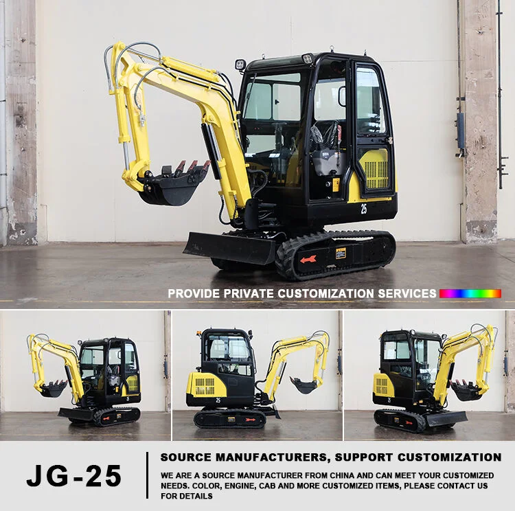 Free Shipping Mini Escavator CE/EPA Kubota China Wholesale Used Small Digger 1.2 Ton 2.5 Ton 3 Ton 3.5 Ton Excavator Prices with Closed Cabin for Sale