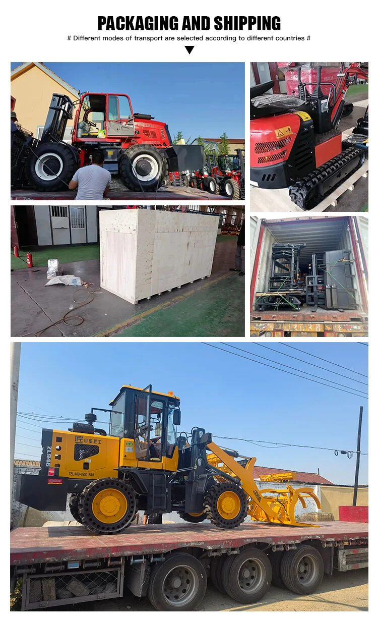 New Launch of Small Wheel Loader Backhoe Excavator