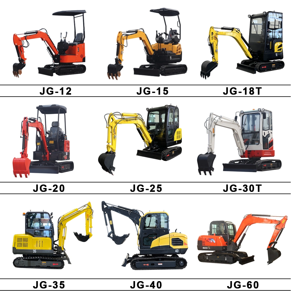 Free Shipping Mini Escavator CE/EPA Kubota China Wholesale Used Small Digger 1.2 Ton 2.5 Ton 3 Ton 3.5 Ton Excavator Prices with Closed Cabin for Sale