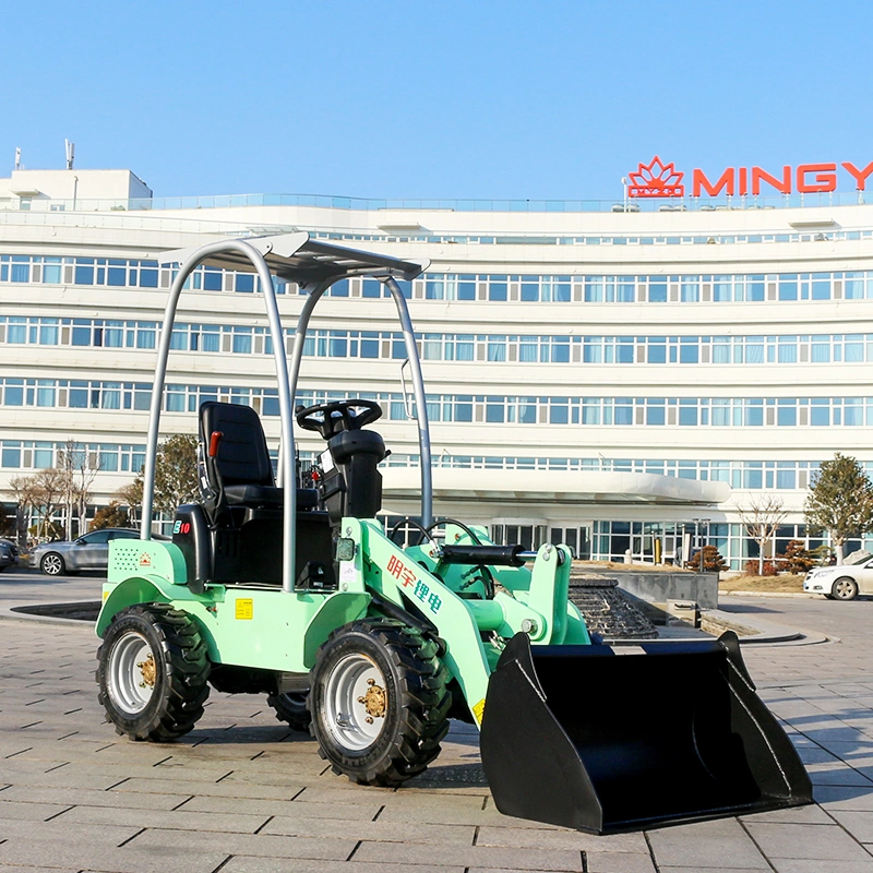 Front End Electric Micro Small Wheel Loaders Small Electric Forklift/Four-Wheel Drive Electric Loader