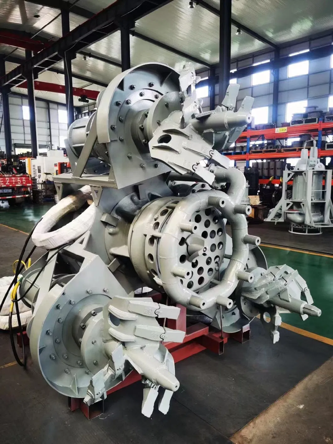 Dredging Pump Hydraulic Drive Silt Pumping Machine Hook Machine Sediment Pump with Stirring Sand Suction Pump Silt Cleaning Pump