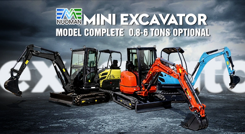 Free Shipping Wholesale CE/EPA 3.5 Ton Mini Excavator 1 Ton 2 Ton Large Kubota Used Excavator Mini Digger Construction Machine for Sale