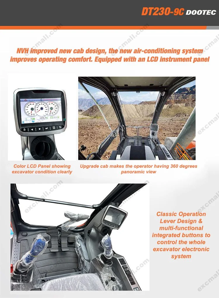 New Doosan Similar 20 Ton Largest Excavator with Bucket