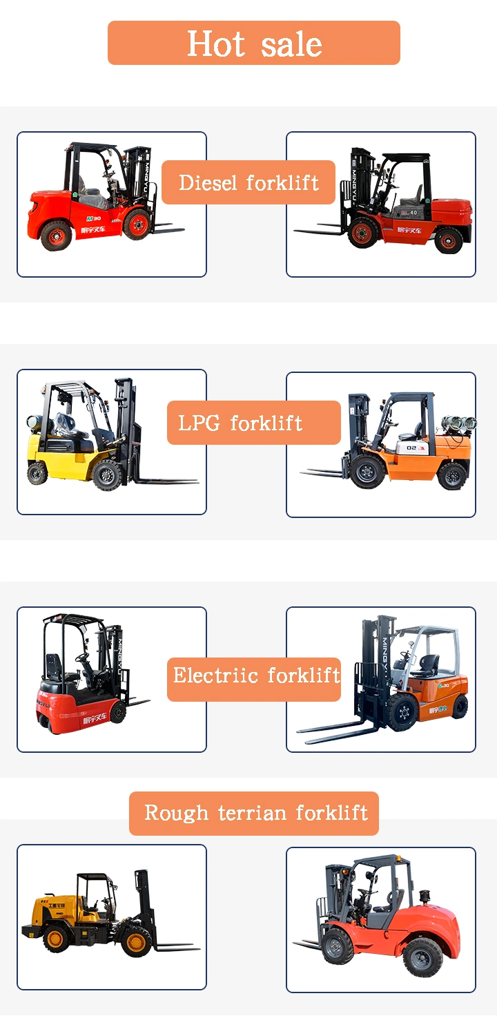 Four Wheel Drive Mingyu 5 Ton 4.5 Ton Rough Terrain Forklift 4WD Myzg Diesel All Terrain Forklift Price