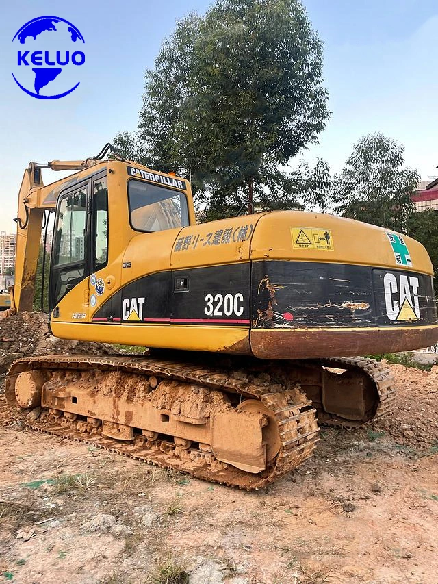 Second Hand Caterpillar 320c Chinese Used Digger Quality Diesel Second Hand Crawler Excavator