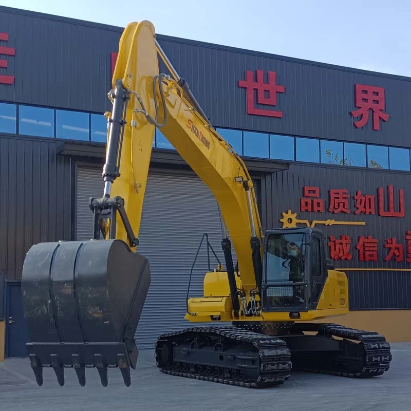 Hot Sale Shanzhong Brand 21ton 22ton 23ton 24ton Hydraulic Crawler Excavator Construction Equipment 22ton Large Bucket Crawler Excavator