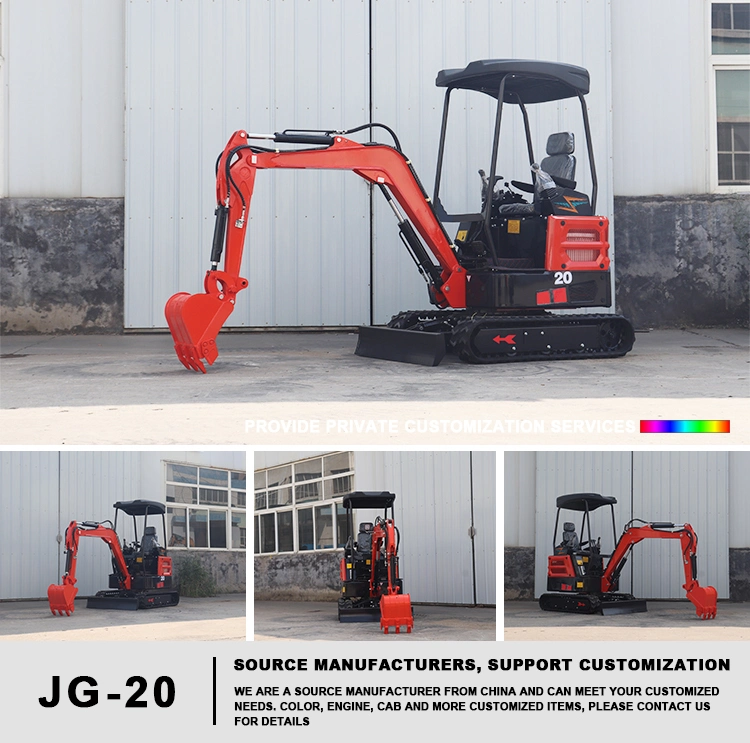 Free Shipping Mini Escavator CE/EPA Kubota China Wholesale Used Small Digger 1.2 Ton 2.5 Ton 3 Ton 3.5 Ton Excavator Prices with Closed Cabin for Sale