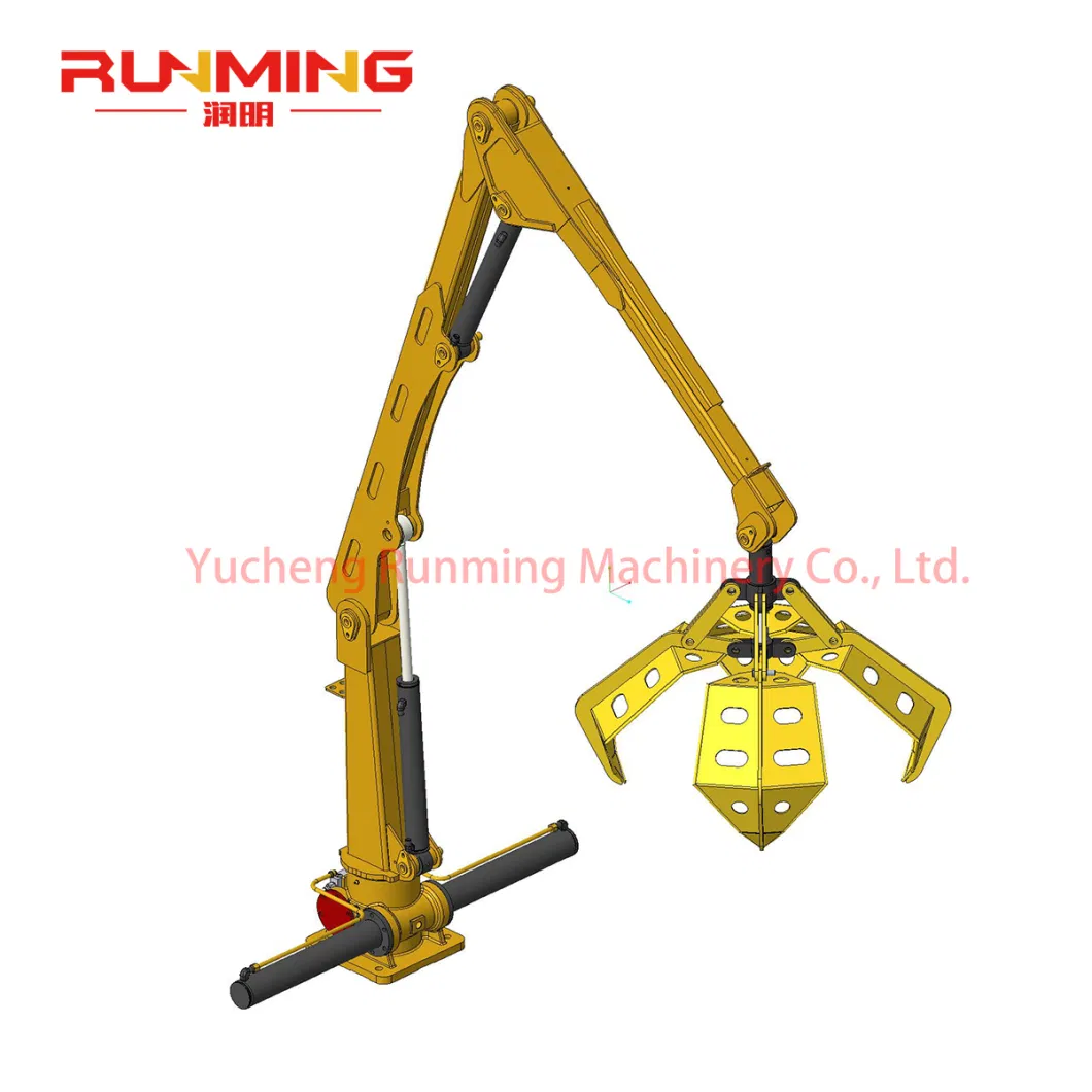 China Manufacturer--Hydraulic Palm Fruit Grabber Crane in Other Farm Machinery