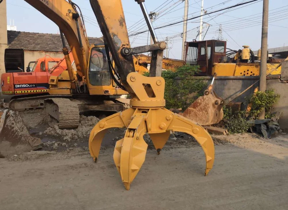 Excavator Parts Construction Machinery 360 Degree Rotary Excavator Grapple for Sale