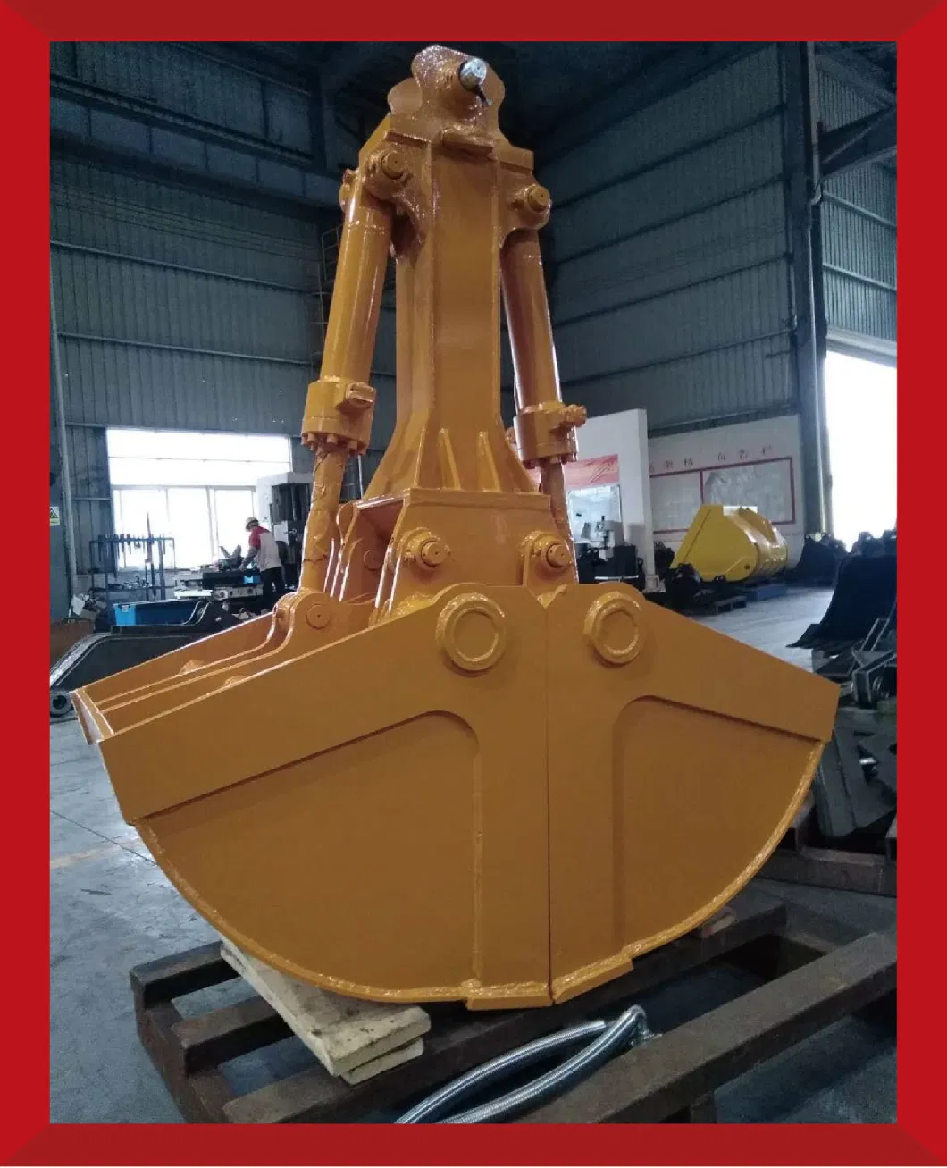 Excavator Attachment Hydraulic Clamshell Grab Bucket for Various Kinds of Excavator/Crane