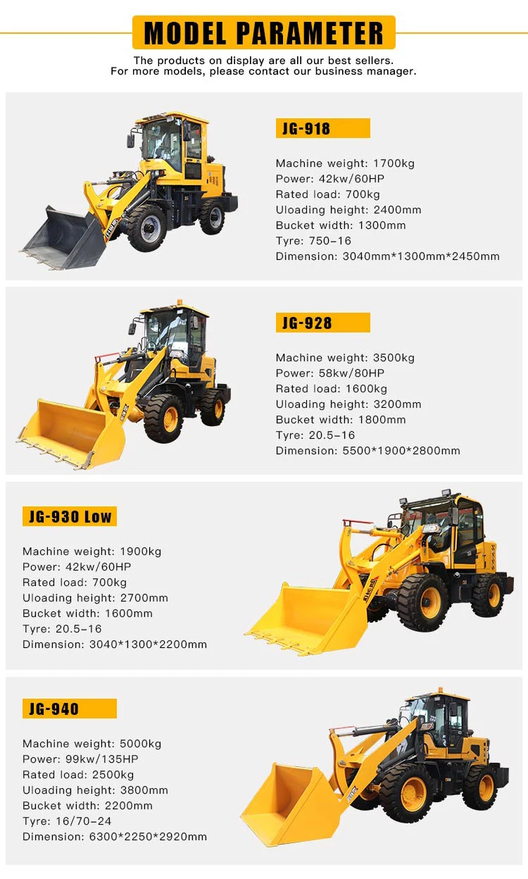 New Launch of Small Wheel Loader Backhoe Excavator